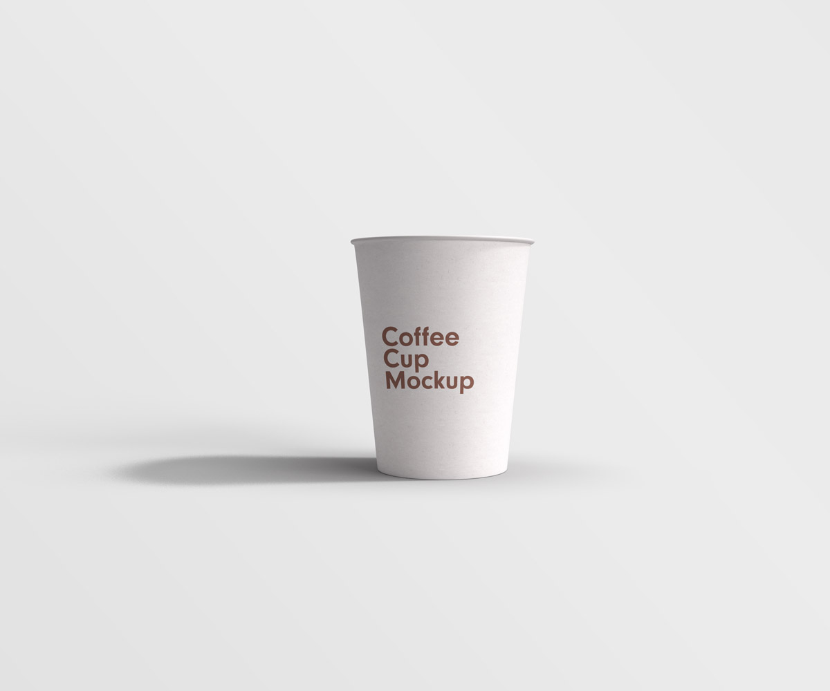 Coffee cup mockup psd template