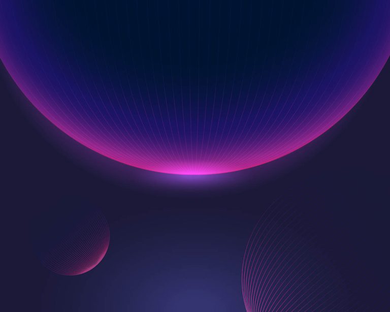 Abstract futuristic world vector illustration