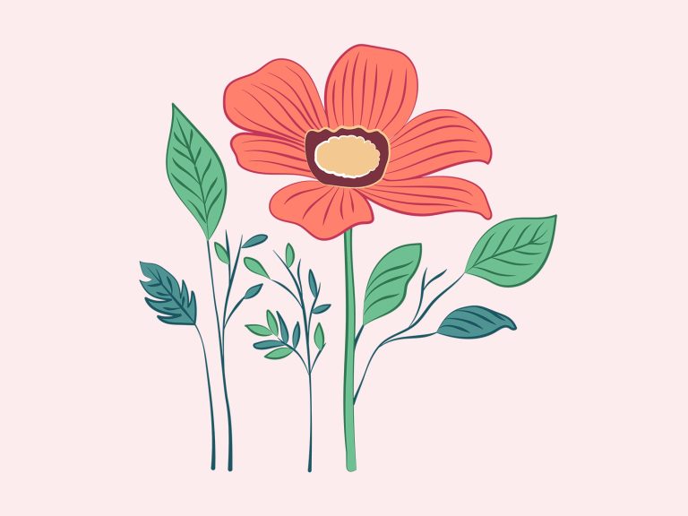 Vector floral illustration