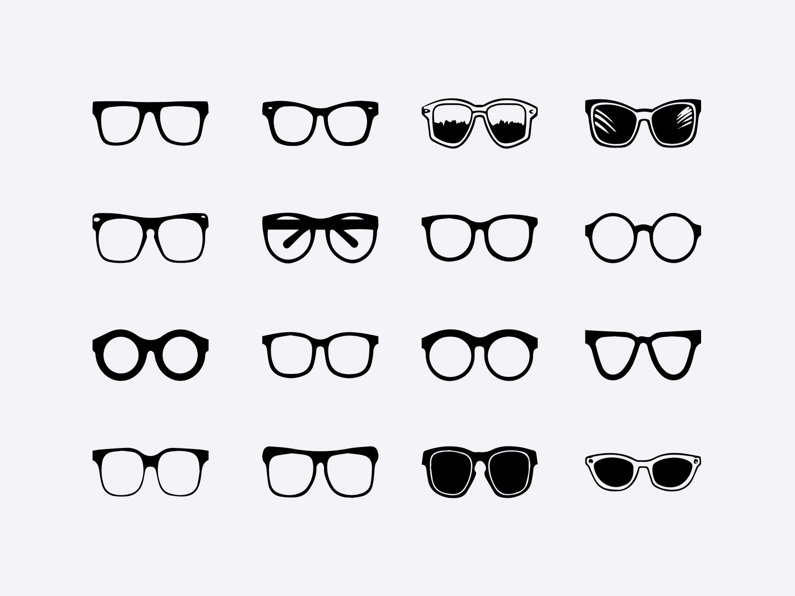 Collection Of Vector Sunglasses - Pixcrafter