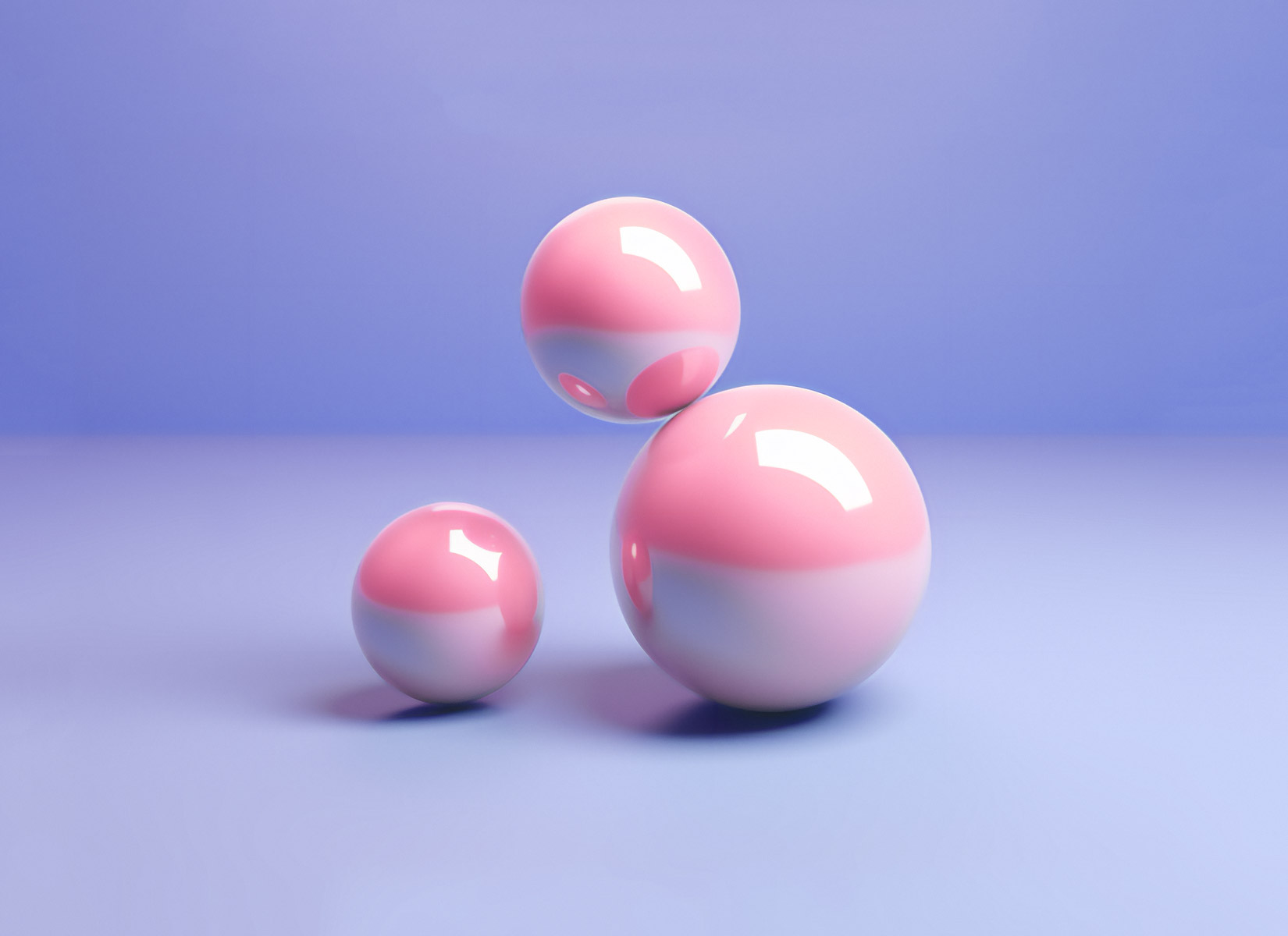 3D Spheres Background