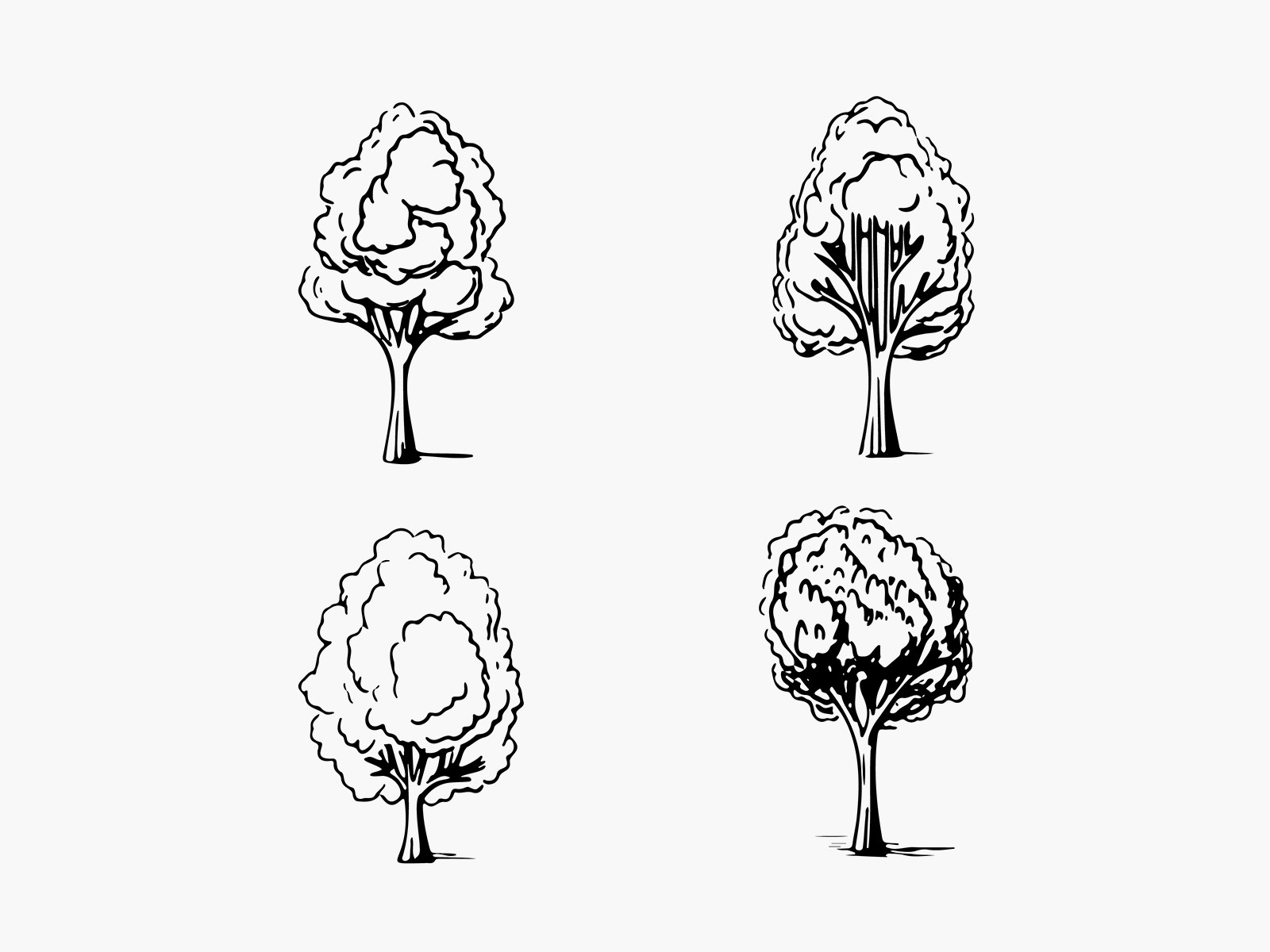 Vector tree sketches