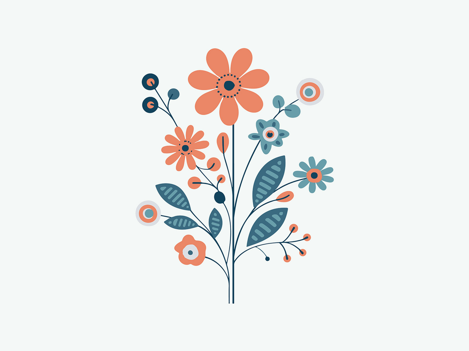 Vector Floral Illustration