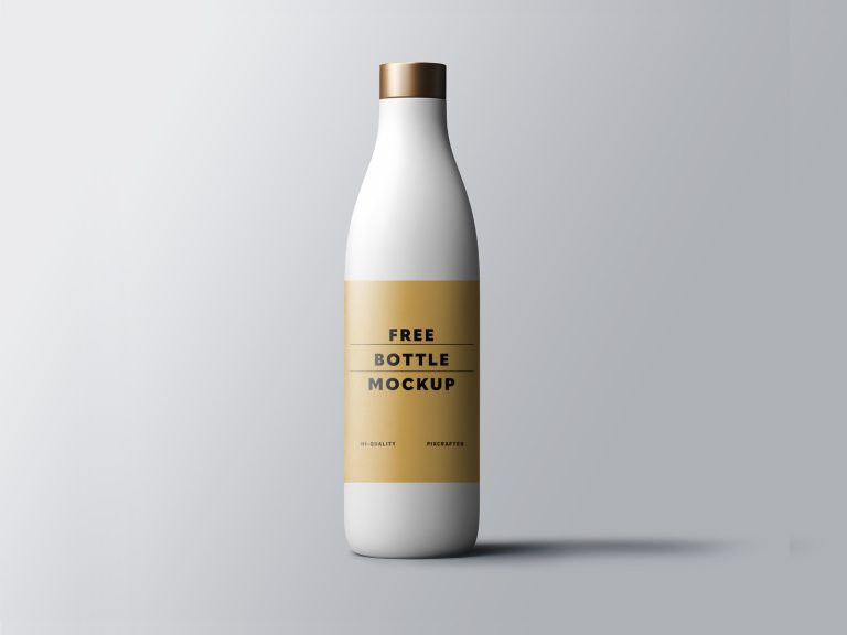 Water bottle mockup