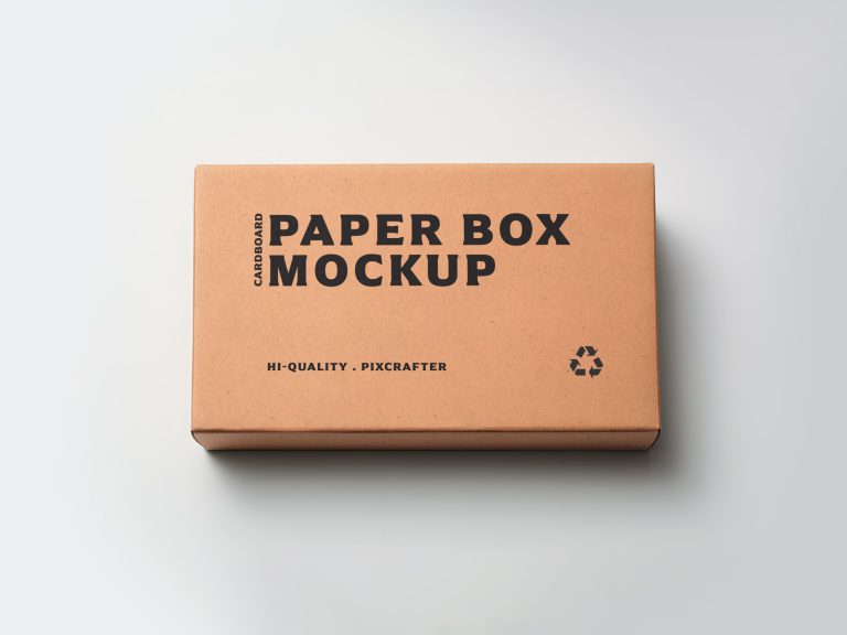 Corrugated Box Mockup