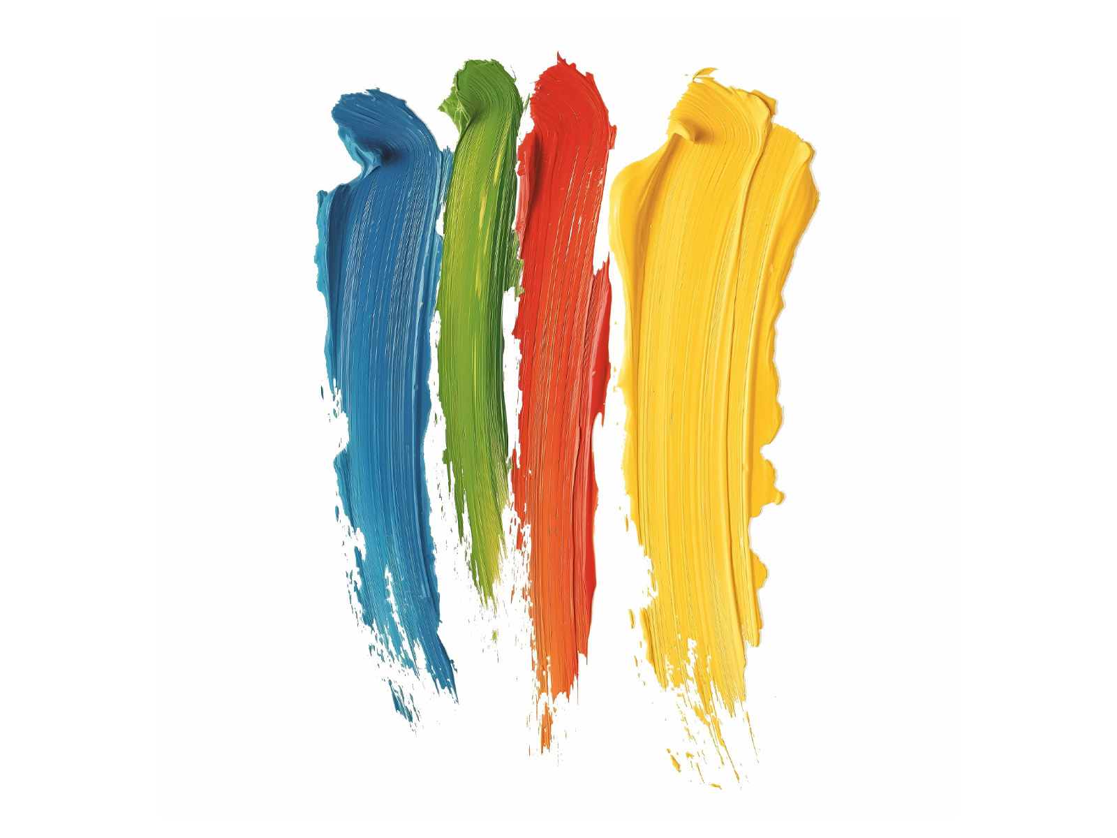 Colorful Hand Painted Strokes