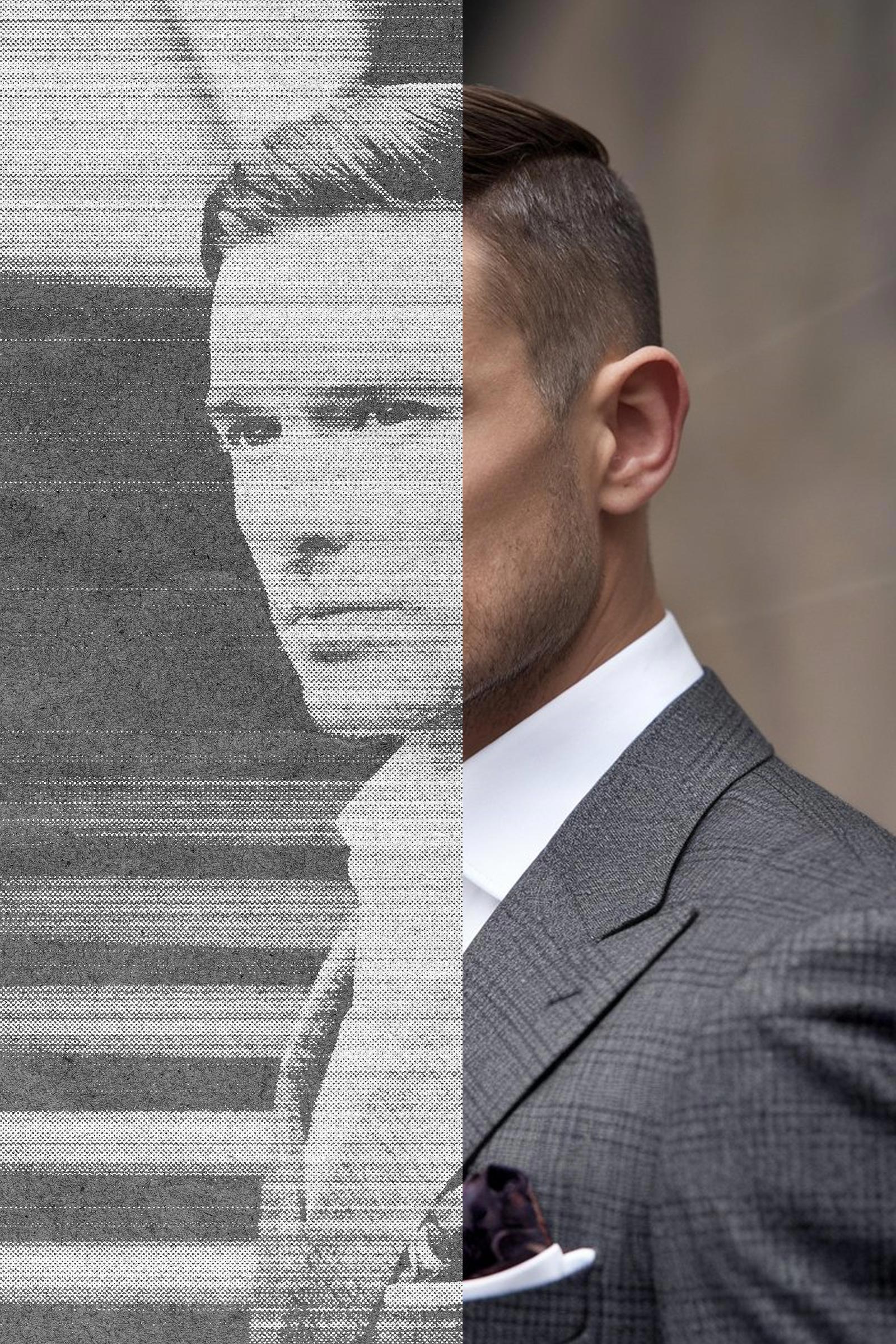Halftone Print Copy Effect