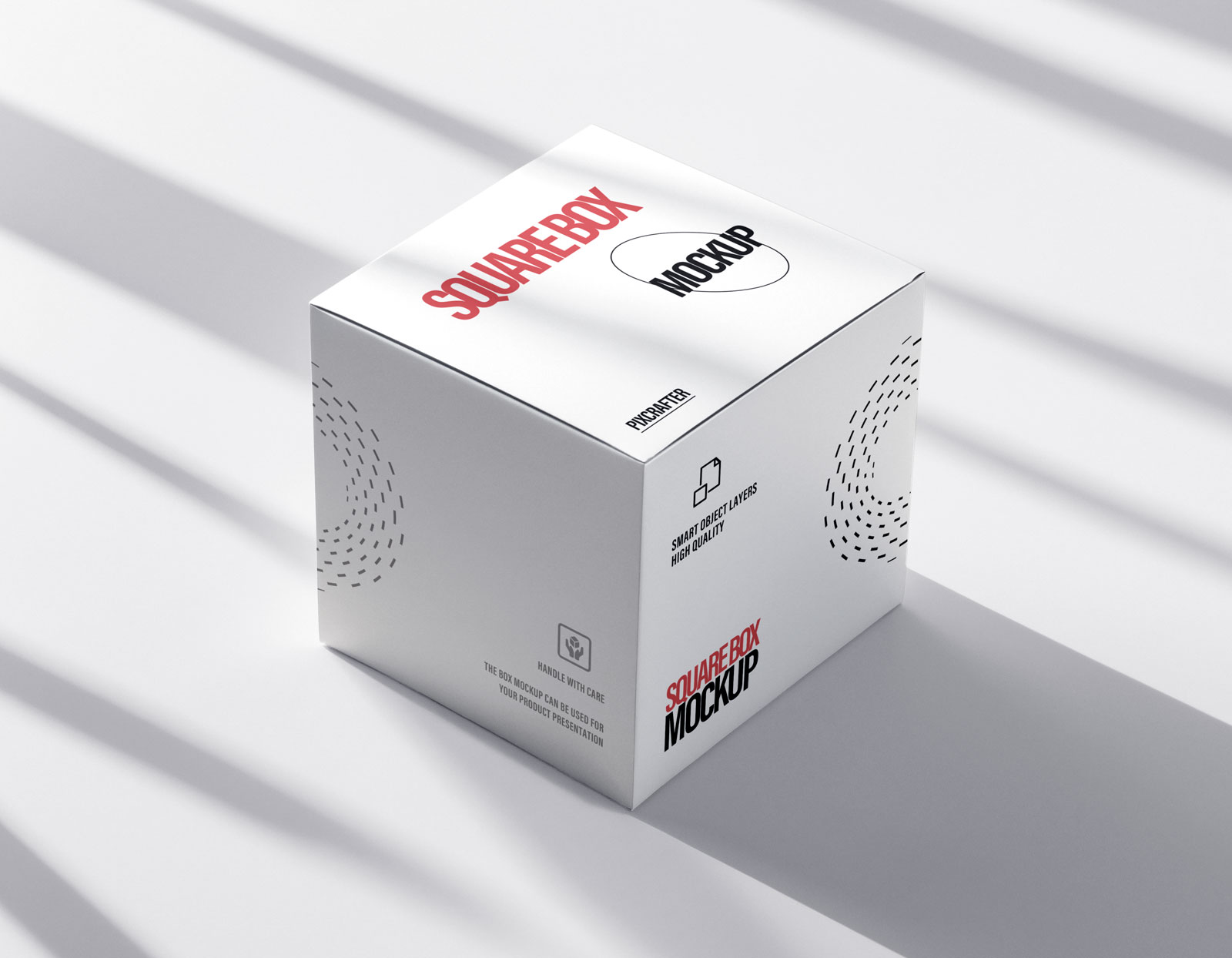 square box mockup