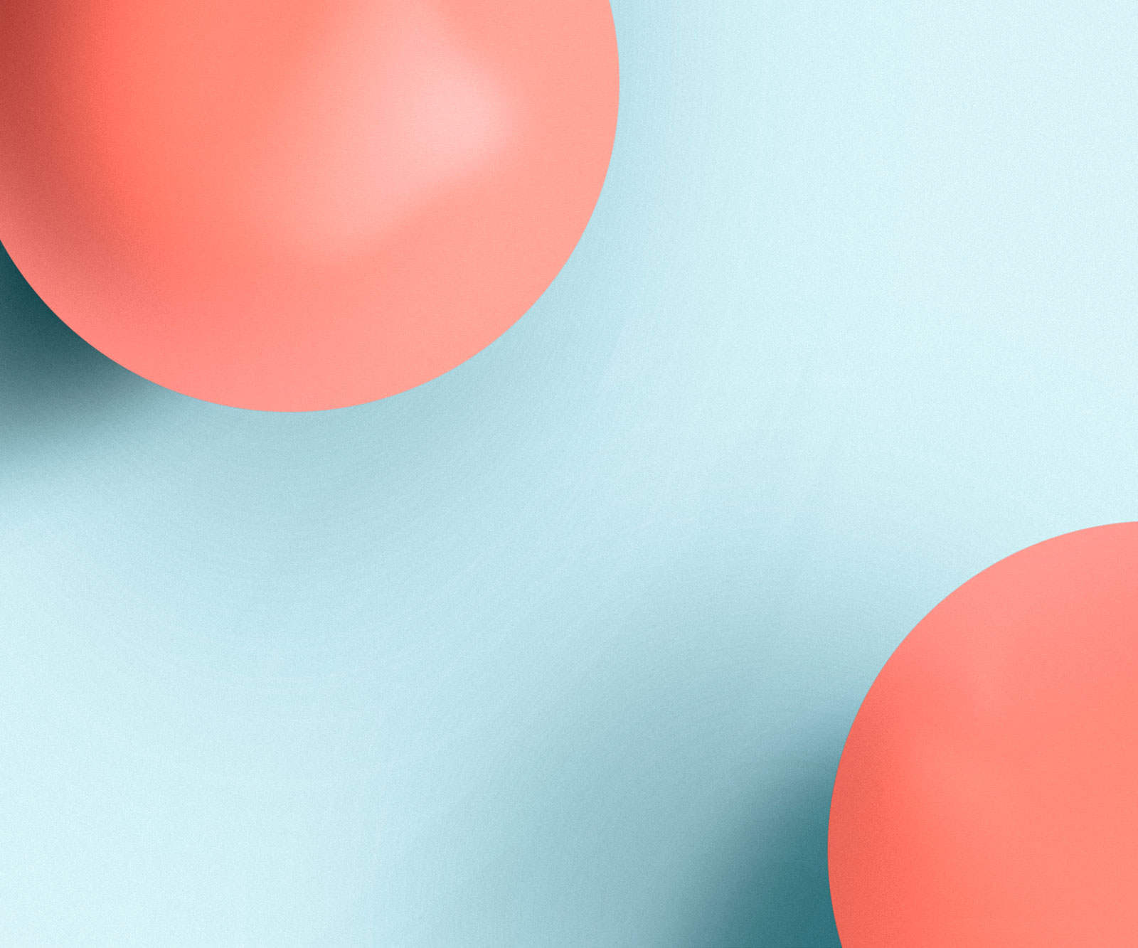 Soft Background With Balls In The Corner