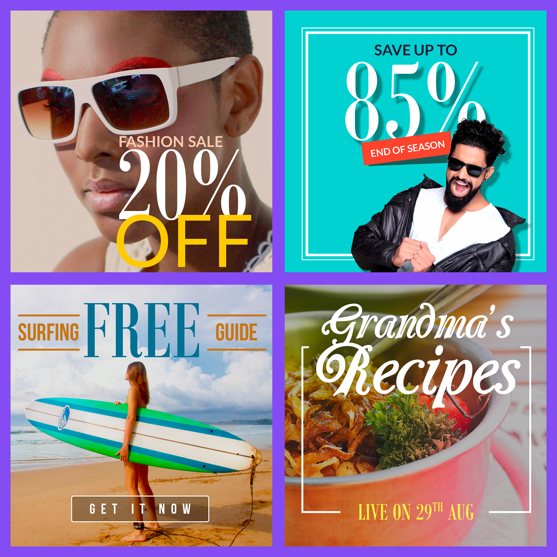 Instagram Business Promo Banners