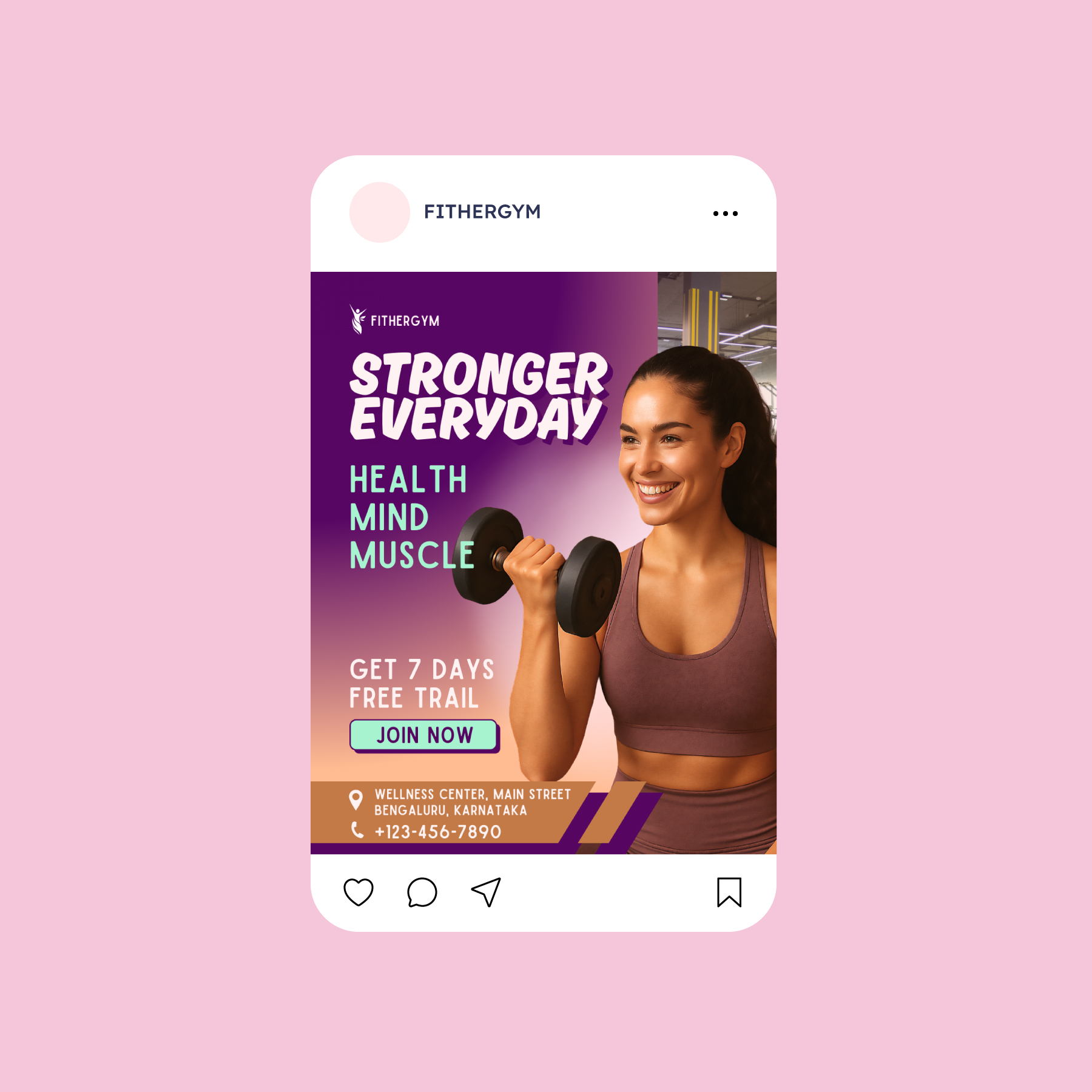 Ladies Gymn Instagram Post